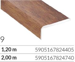Zdjęcie Arbiton Cs25 Dąb Dworski W9 Profil Zakończeniowy Do Wykończenia Podłogi 2M - Chorzele