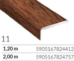 Zdjęcie Arbiton Cs25 Dąb Skalny W11 Profil Zakończeniowy Do Wykończenia Podłogi 2M - Chorzele