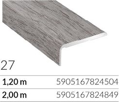 Zdjęcie Arbiton Cs25 Dąb Boston W27 Profil Zakończeniowy Do Wykończenia Podłogi 2M - Zamość