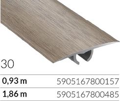 Zdjęcie Arbiton Cs30 Dąb Davos W30 Profil Uniwersalny Do Łącznia O Tym Samym I Różnym Poziomie 1,86M - Drezdenko