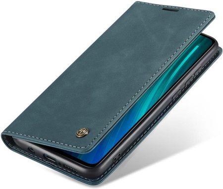 Caseme Etui do Xiaomi Redmi Note 8 Pro Leather Wallet Case Blue
