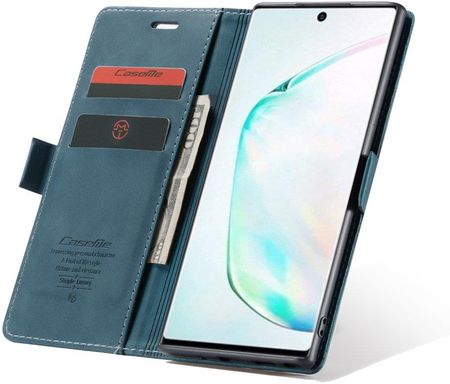 Caseme Etui do Samsung Galaxy Note 10 Plus/5G Leather Wallet Case Green