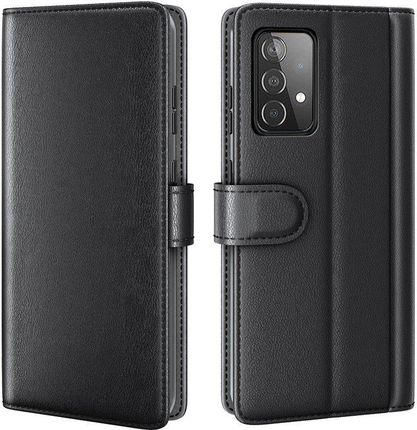 Xgsm Skórzane Etui Wallet do Samsung Galaxy A52 5G / A52 LTE Split Leather Black