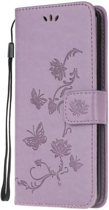 Erbord Etui Wallet do Motorola Moto G10 / G30 Butterfly Purple