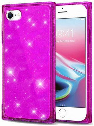 Xgsm Etui Square Glitter do iPhone 7/8/SE 2020 Purple