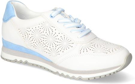 Sneakersy Marco Tozzi 2-23792-36 Białe/Niebieskie