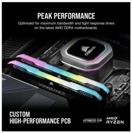 Pamięć RAM corsair DDR4 Vengeance RGB PRO SL 16GB/3200 (2*8GB) czarna C16