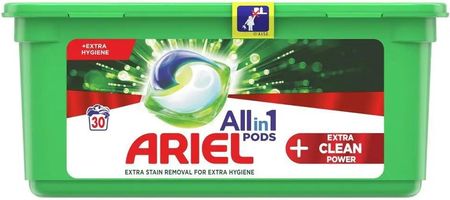 Ariel kapsułki do prania All-In-1 PODs +Extra Clean Power, 30 szt.