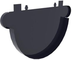 Zdjęcie Scala Plastics Denko zamykające do rynny G80 Grafitowe - Czerniejewo