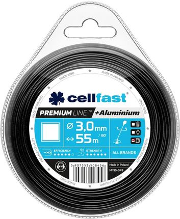 Cellfast Żyłka tnąca PREMIUM kwadrat 3mm 55m (35049)