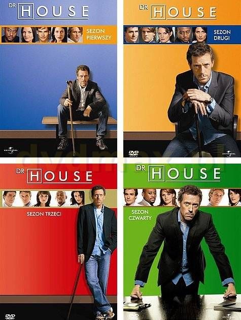Dr House sezony 1-4 Pakiet (House M.D.) (19DVD) - Ceny i