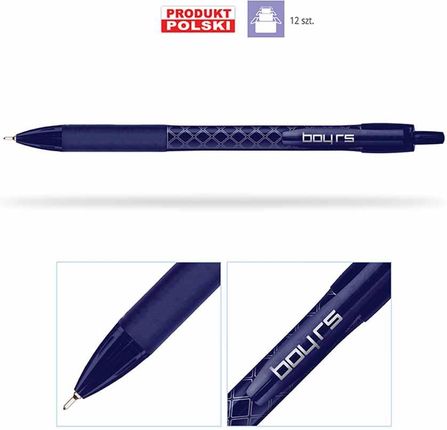 Rystor Długopis Automat Boy Rs Niebieski 454-002