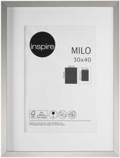 Zdjęcie INSPIRE RAMKA NA ZDJĘCIA MILO 30 X 40 CM SREBRNA MDF - Kraków