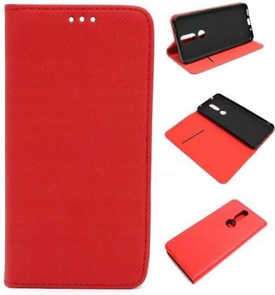 Etui Smart Magnet do Nokia 2.4 czerwony