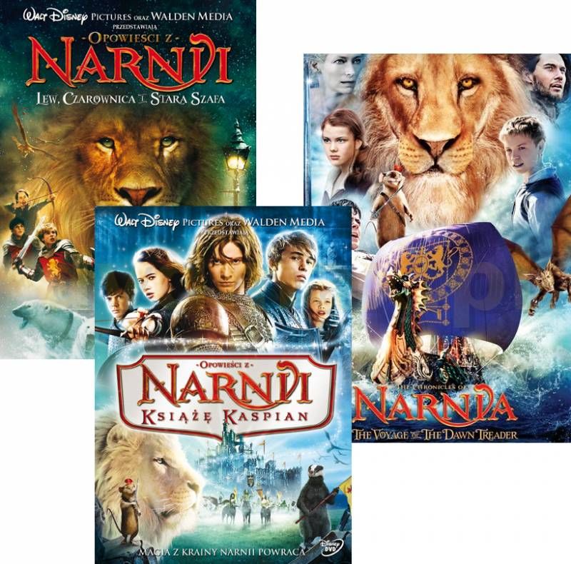 Kto Jest Autorem Opowieści Z Narnii Pakiet filmowy Opowieści z Narnii Trylogia Pakiet (Chronicles of Narnia