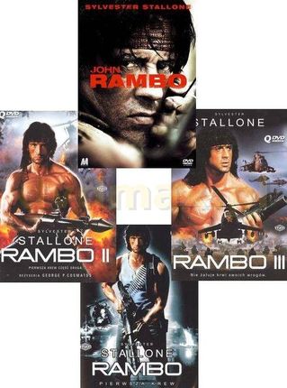 Rambo Quadrilogy pakiet (First Blood) (4DVD)