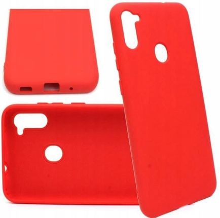 Etui Silicon Case Do Samsung A11 / M11 Czerwony