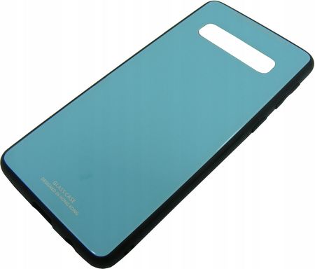 Glass Case Do Samsung S10 G973 Niebieski