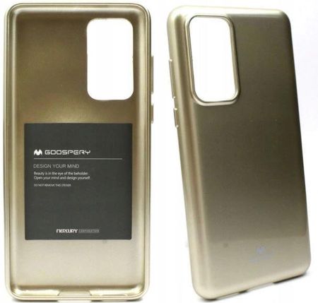 Etui Gumowe Case Mercury Do Huawei P40 Złoty