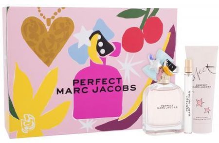 Marc Jacobs Perfect Zestaw Woda Perfumowana 100 ml + Woda Perfumowana 10 ml + mleczko Do Ciała 75 ml