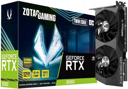 Zotac GeForce RTX 3060 Twin Edge OC 12GB GDDR6 (ZT-A30600H-10M)