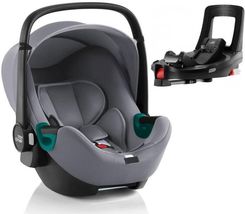 Britax & Romer Baby Safe 3 I-Size Frost Grey 0-13kg + Baza Flex Isense - Foteliki samochodowe