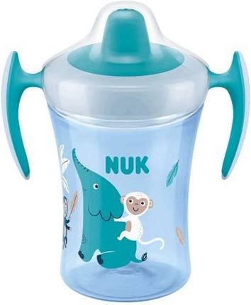 NUK Evolution Trainer Cup 230ml 6M+ niebieski małpka