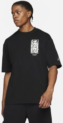 Jordan Męski T-shirt z krÓtkim rękawem Jordan Dri-FIT Zion - Czerń - Ceny i opinie T-shirty i koszulki męskie ZNVN