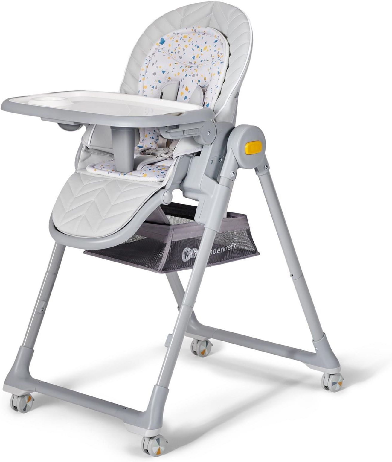 Kinderkraft Krzesełko do karmienia LASTREE szare - zdjęcie 3 Kinderkraft Krzesełko do karmienia LASTREE szare