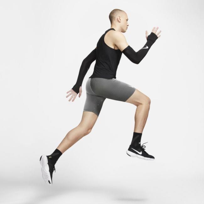 Nike Męskie legginsy do biegania 1/2 Nike AeroSwift Czerń