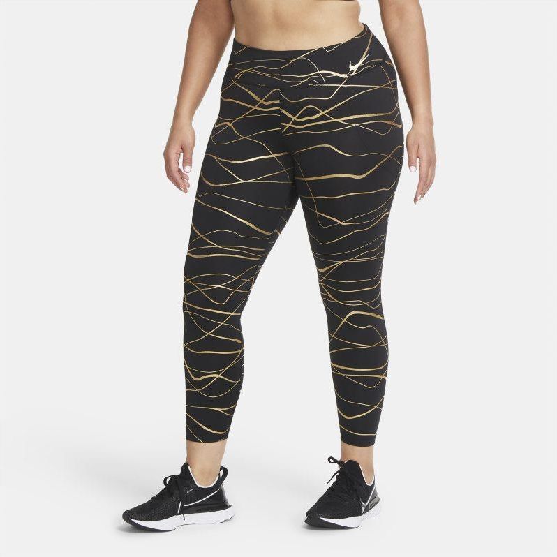 Męskie legginsy do biegania o długości 1/2 Dri-FIT Nike Trail Lava