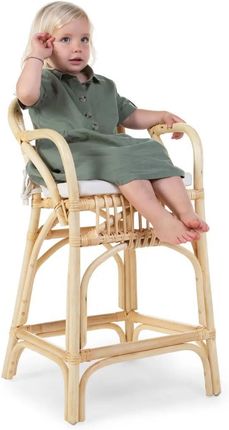 Childhome Krzesełko dla dziecka z poduszką Montana rattanowe