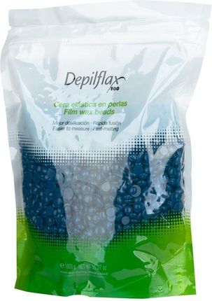 Depilflax 100 elastyczny wosk do depilacji o niskiej temperaturze topnienia perłowy azul 1000g