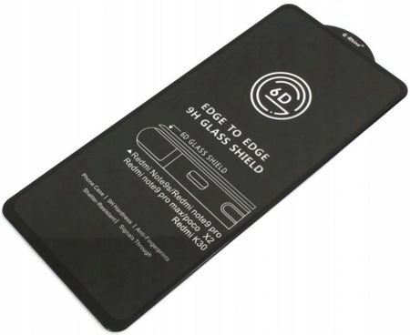 9H SZKŁO FULL 6D CF do Xiaomi Poco X3 NFC czarne