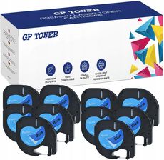Gp Toner 10X Taśma Do Dymo Letratag 12Mmx4M 59426 Niebieska