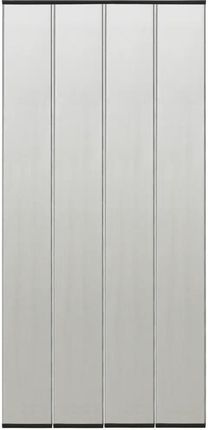 vidaXL Moskitiera Na Drzwi 4-Panelowa Czarna 120X240cm 148711