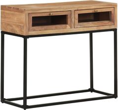 Vidaxl Stolik Typu Konsola 90X35X76cm Lite Drewno Akacjowe 323505
