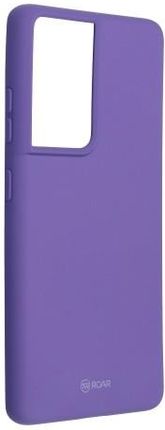 Partner Tele.Com Futerał Roar Colorful Jelly Case - do Samsung Galaxy S21 Ultra Fioletowy