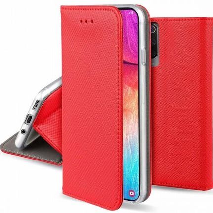 Nemo Etui SAMSUNG GALAXY A02S portfel z klapką Flip Magnet czerwone