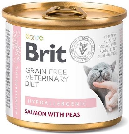 Brit Veterinary Diets Cat Hypoallergenic 200G