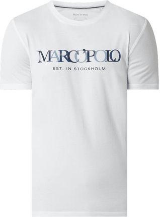 Marc O'Polo T-Shirt O Kroju Shaped Fit Z Bawełny Ekologicznej - Ceny i opinie T-shirty i koszulki męskie LNVR