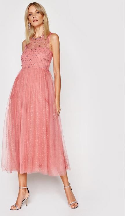 RED VALENTINO ワンピース レッドヴァレンティノ プリーツワンピース 赤 #38 RED VALENTINO