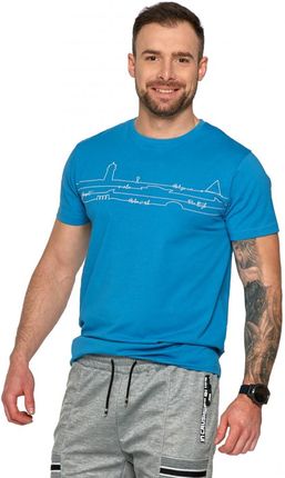 Moraj Niebieski T-Shirt Męski - Gdynia- Sopot- Gdańsk- Bałtyk - Ceny i opinie T-shirty i koszulki męskie YCPO