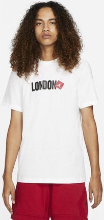 Jordan Męski T-Shirt Z KrÓtkim Rękawem London - Biel - Ceny i opinie T-shirty i koszulki męskie AETC Jordan Męski T-Shirt Z KrÓtkim Rękawem London - Biel - Ceny i opinie T-shirty i koszulki męskie AETC