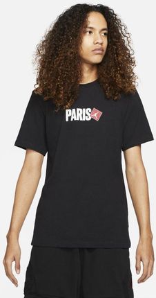 Jordan Męski T-Shirt Z KrÓtkim Rękawem Paris - Czerń - Ceny i opinie T-shirty i koszulki męskie UJTA Jordan Męski T-Shirt Z KrÓtkim Rękawem Paris - Czerń - Ceny i opinie T-shirty i koszulki męskie UJTA
