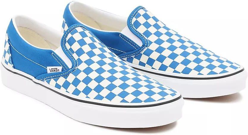 Vans Old Skool Blue Checkerboard Men's - VN0A38G1P0U - US