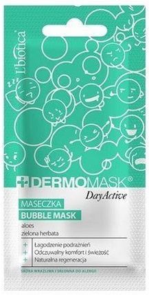L'biotica Dermomask Day Active Maseczka bąbelkowa Bubble mask aloes zielona herbata 10 ml
