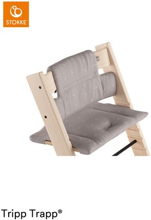 Stokke Tripp Trapp Classic Cushion Poduszka Do Krzesełka Z Bawełny Organicznej Icon Grey