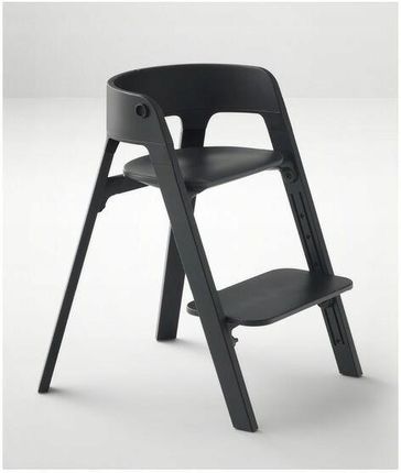 Stokke Krzesło Steps Black Seat / Black Legs