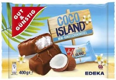 Edeka Zentrale G&G Island Mini Batony kokosowe 400g